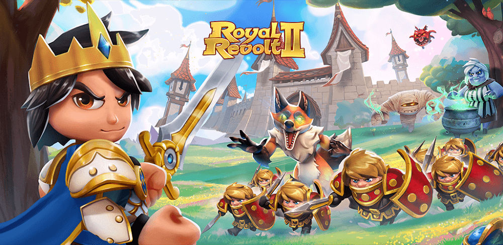 Royal Revolt 2 v12.3.0 MOD APK (God Mode, Dumb Enemies)