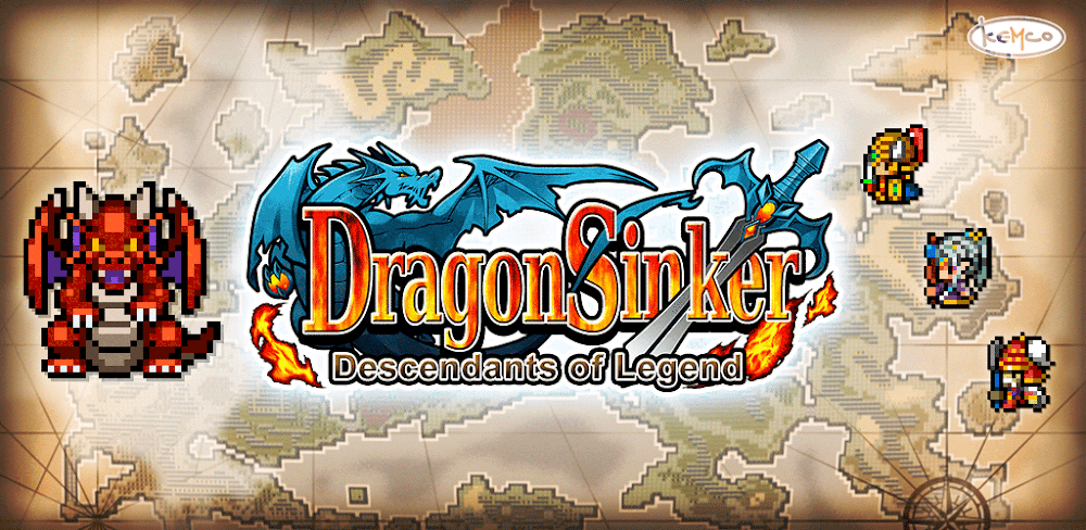 RPG Dragon Sinker MOD APK v1.1.6g (Unlocked Items, One Hit)