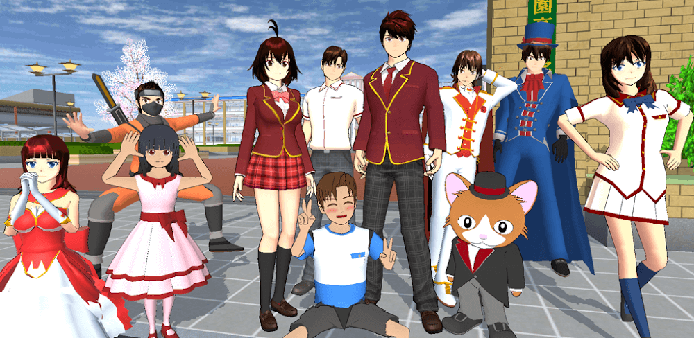 SAKURA School Simulator v1.047.12 MOD APK (Unlimited Money, Unlocked)