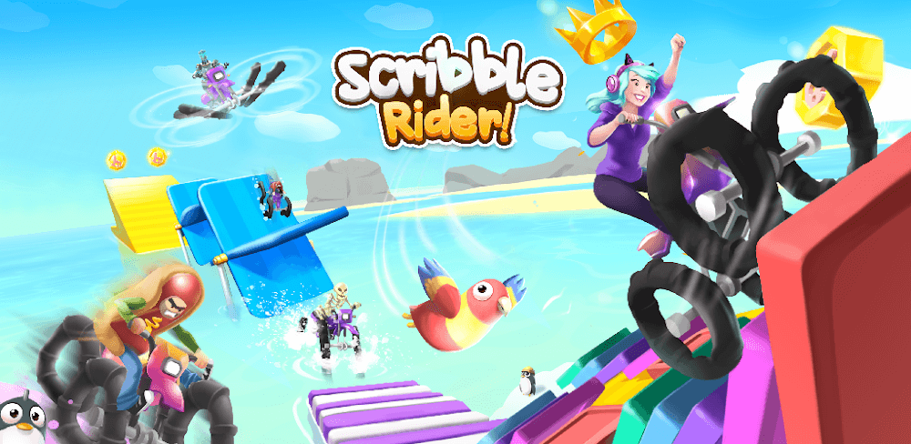 Scribble Rider v3.9.2 MOD APK (Unlimited Coins)