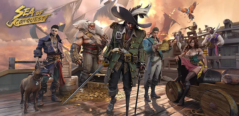 Sea of Conquest: Pirate War v1.1.710 MOD APK (Menu, Game Speed)