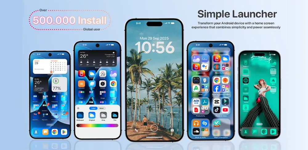 Simple Launcher - Home Screen v3.1.9 MOD APK (Premium Unlocked)