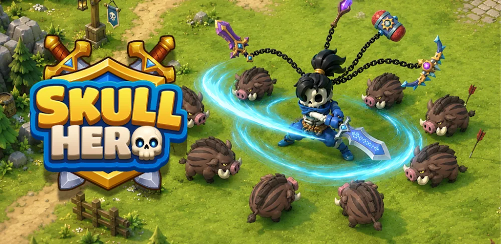 Skull Hero v0.0.1.4 MOD APK (Menu, Free Shopping, Damage)