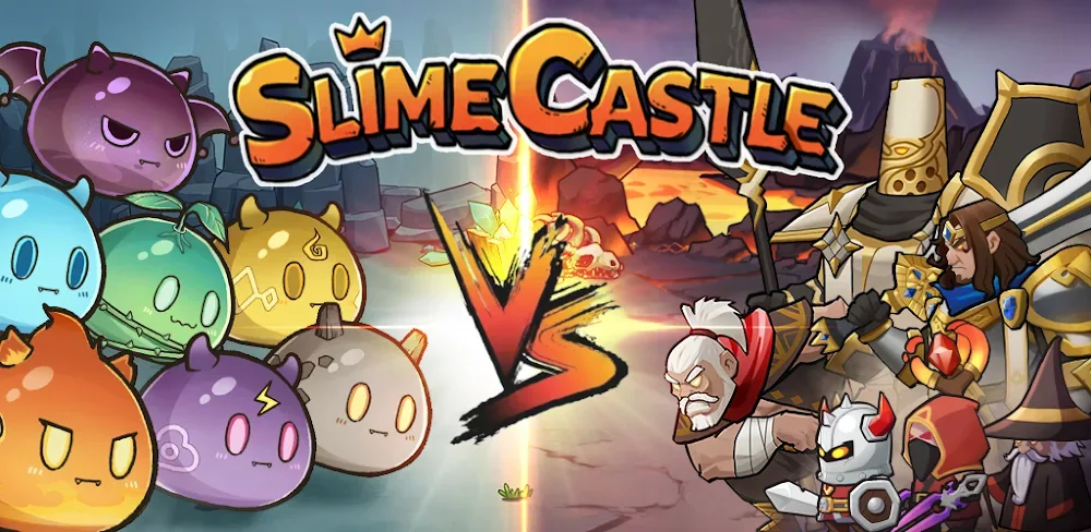 Slime Castle v3.1.1 MOD APK (Damage Multiplier, God Mode, Unlimited Gems)