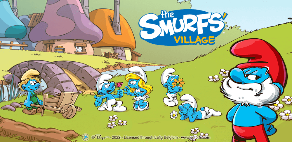 Smurfs Village v2.95.1 MOD APK (Money, Tickets)