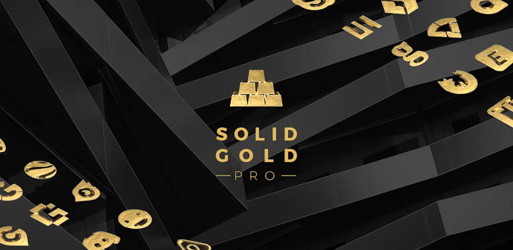Solid Gold Pro - Icon Pack v3.9.0 APK (Full Version)