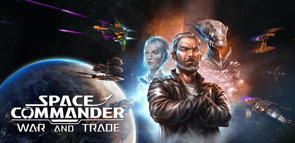 Space Commander MOD APK v1.7 (Unlimited Skill Points, Unlocked)