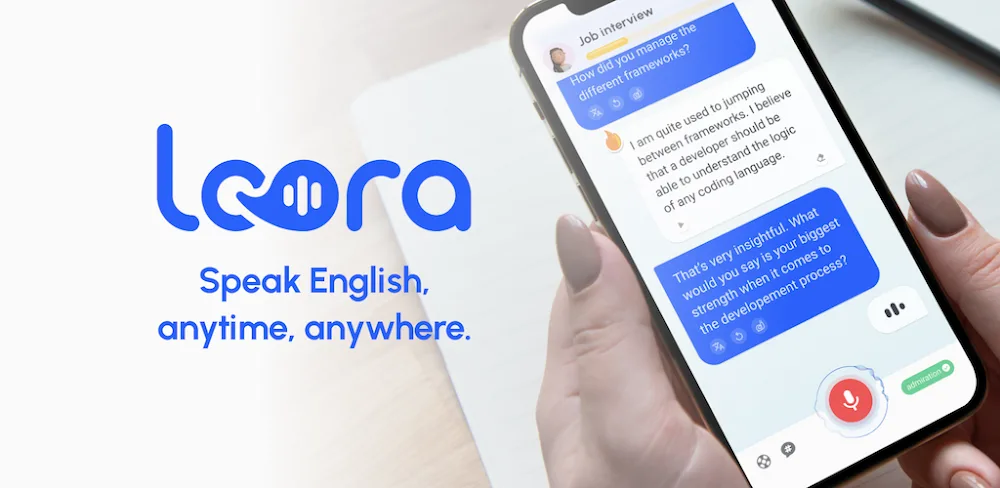 Speak English with Loora AI v2.17.0 MOD APK (Premium Unlocked)