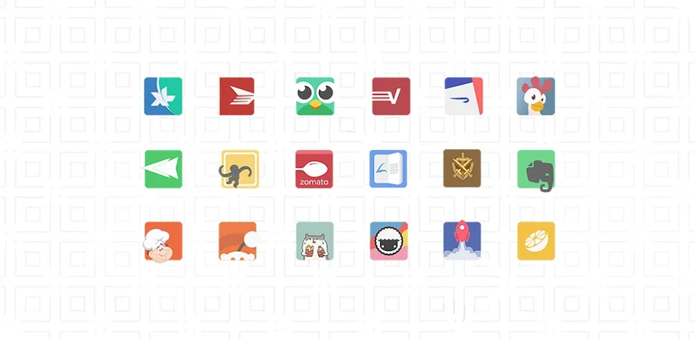 Squared - Square Icon Pack v5.4.1 APK (Full Version)