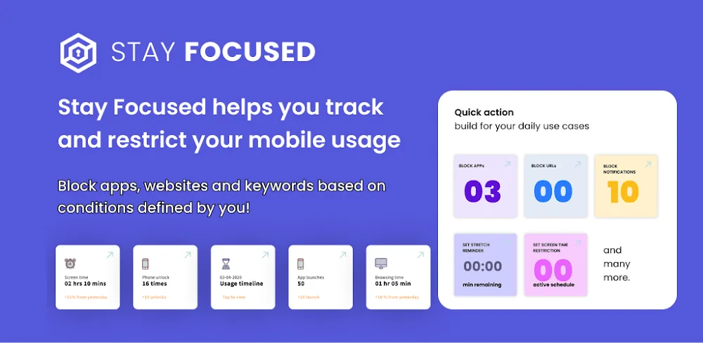 Stay Focused v12.0.1 MOD APK (Premium Unlocked)