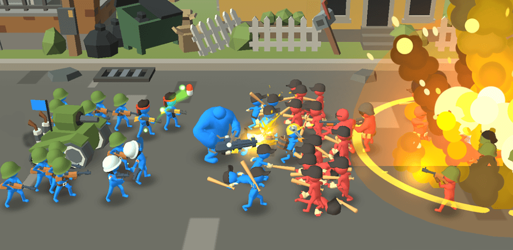 Stick Army: World War Strategy v1.5.5 MOD APK (God Mode, One Hit)