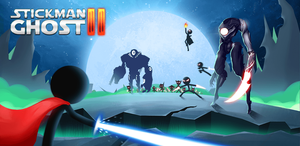 Stickman Ghost 2 v8.1.6 MOD APK (God Mode/Dumb Enemy)