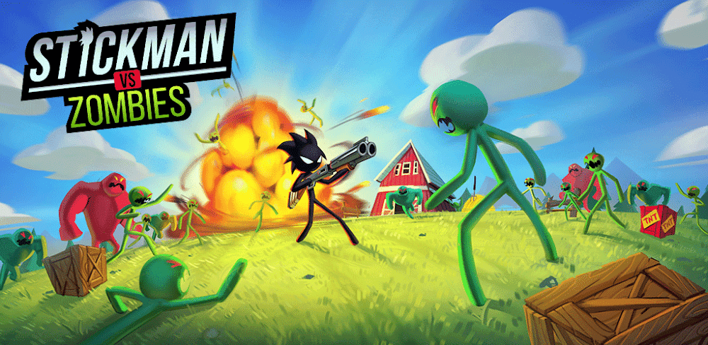Stickman vs Zombies v1.6.3 MOD APK (Unlimited Coins/Grenade)
