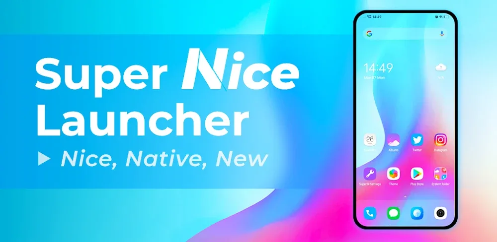 Super Nice Launcher v5.7 MOD APK (Premium Unlocked)