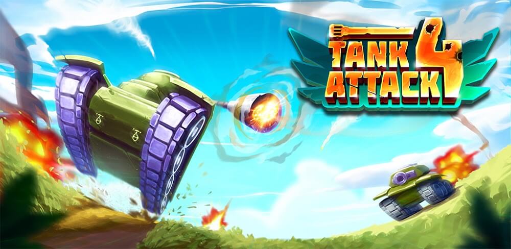 Tank Attack 4 v1.4.1 MOD APK (Dumb Enemy)
