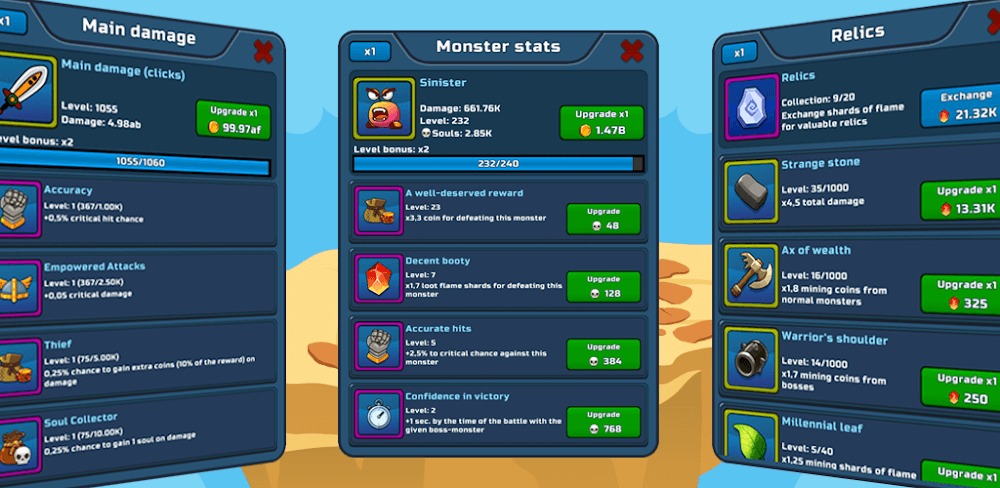 Tap Hero: Idle RPG Clicker v1.0.31 MOD APK (High Reward)
