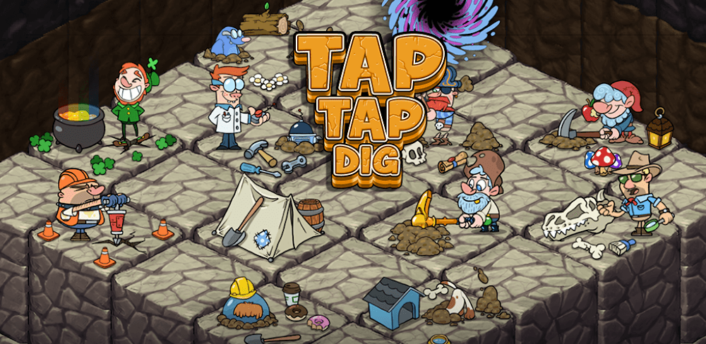 Tap Tap Dig v2.2.6 MOD APK (Unlimited Money, No Skill CD)