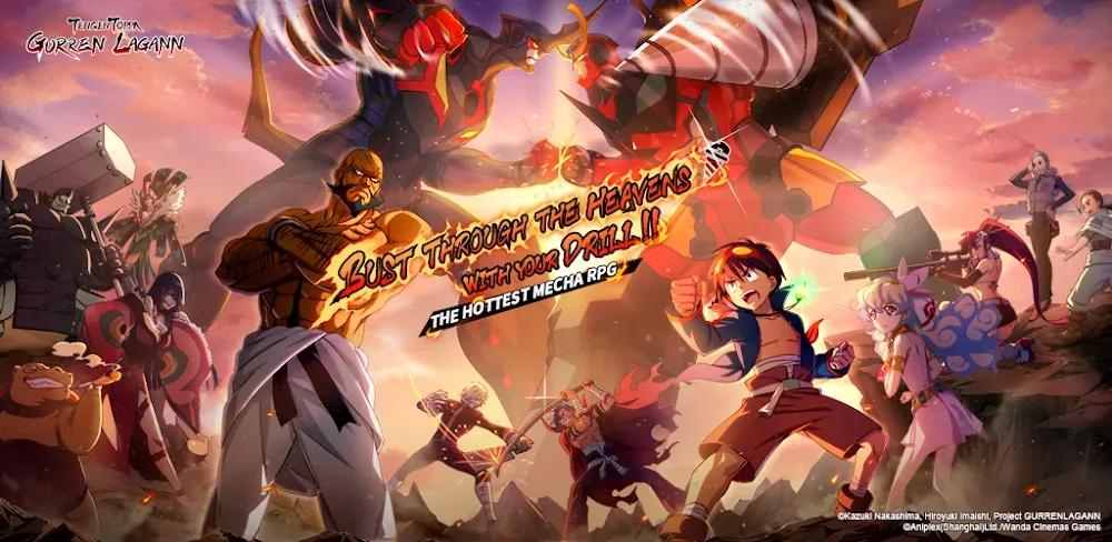 Tengen Toppa Gurren Lagann v1.0.148 MOD APK (Menu, Game Speed)