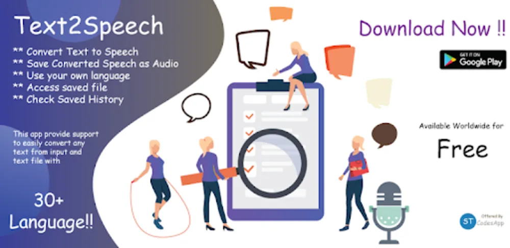 Text To Speech v3.0.0 MOD APK (Premium Unlocked)