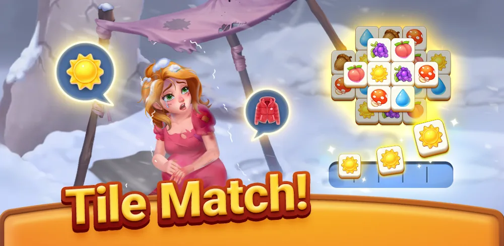 Tile Family Match Puzzle Game v2.01.2 MOD APK (Free Shopping)