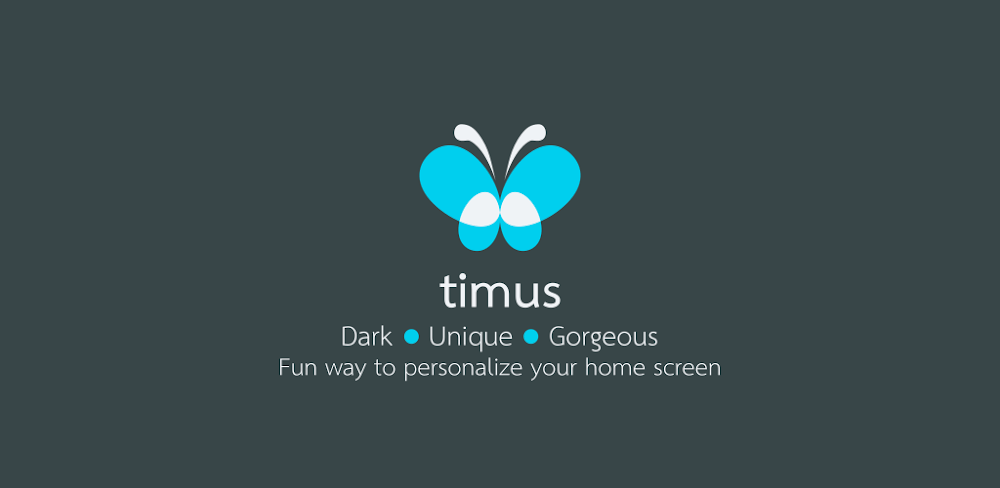 Timus: Squircle Dark Icon Pack v17.1 APK (Full Version)