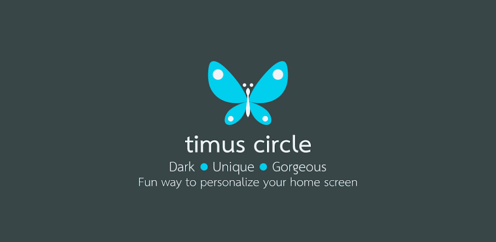Timus Spin: Dark Icon Pack v17.1 APK (Full Version)