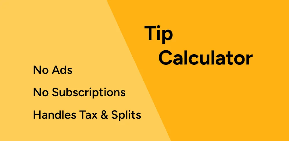 Tip Calculator - Clean, Simple v11.2.0 MOD APK (Premium Unlocked)