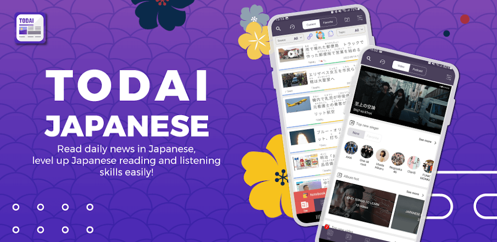 TODAI: Easy Japanese News v5.4.2 MOD APK (Premium Unlocked)