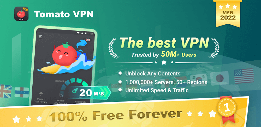 Tomato VPN v2.88.38 MOD APK (Pro Unlocked)