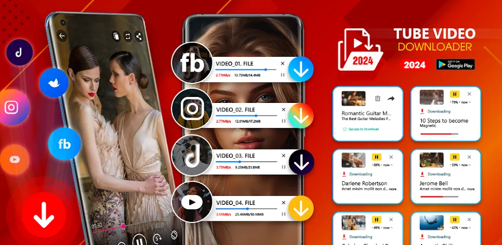 Tube Video Downloader v5.3 MOD APK (Premium Unlocked)