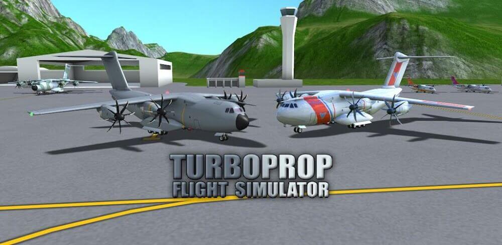 Turboprop Flight Simulator 3D MOD APK v1.34.3 (Unlimited Money)