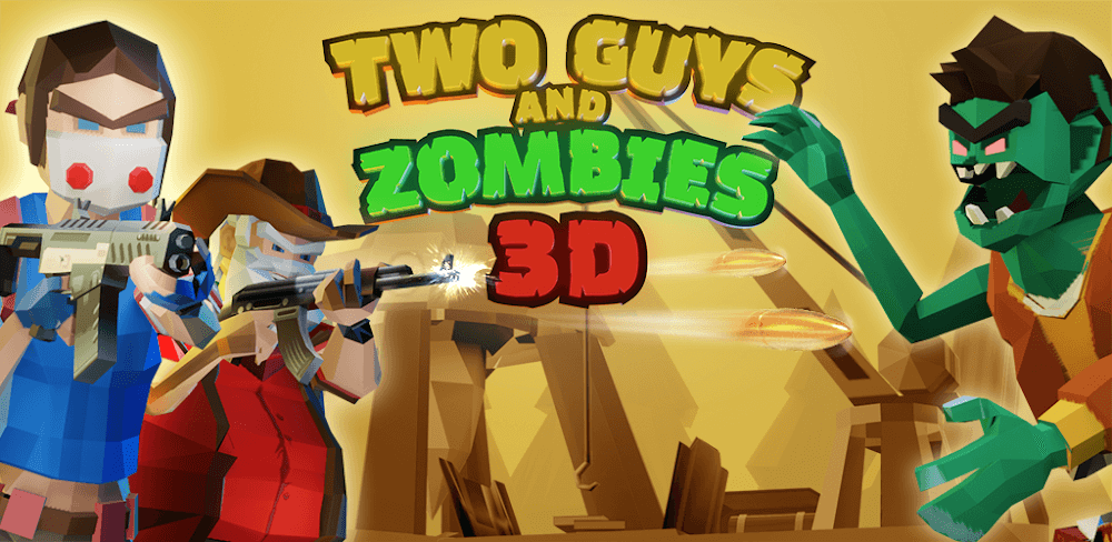Two Guys & Zombies 3D v0.840 MOD APK (Unlimited Diamonds, All Unlocked)