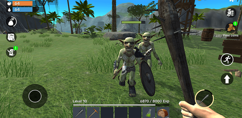 Uncharted Island v1.1.15 MOD APK (Unlimited Money, Free Crafting)