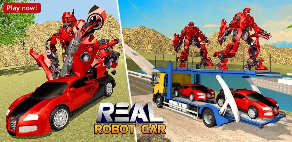 US Robot Transform Car Driving v1.0.8 MOD APK (Unlimited Money)