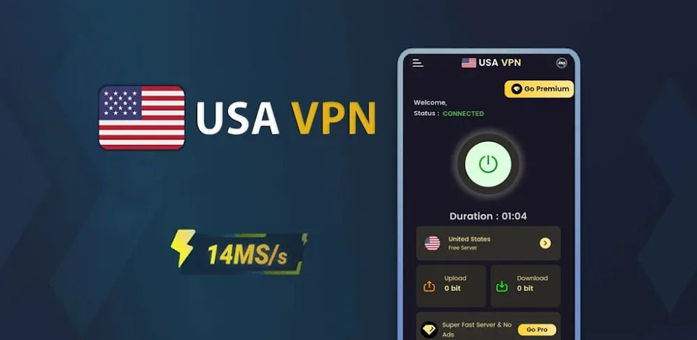 USA VPN v1.154 MOD APK (Premium Unlocked)
