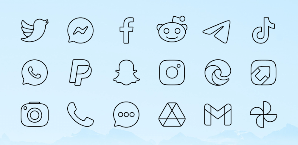 Vera Outline Black: Icon Pack APK v6.5.6 (Full Version)