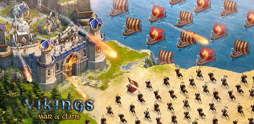 Vikings: War of Clans v7.0.3.1115 MOD APK (Speed Multiplier)