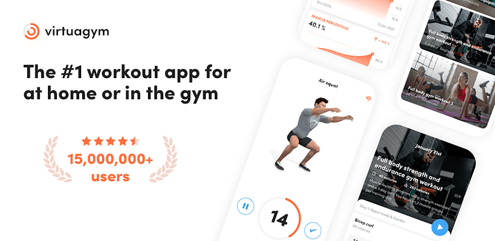 Virtuagym Fitness v12.2.2 MOD APK (Pro Unlocked)