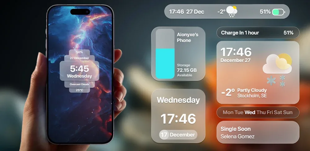 Vision Pro KWGT v1.3 APK (Full Version)