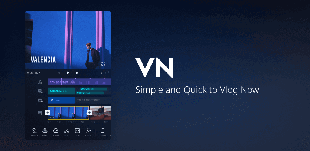 VlogNow VN Video Editor v2.14.2 MOD APK (Premium Unlocked)