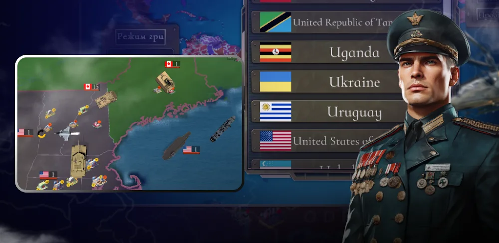 Hegemon - War Strategy WW3 v176 MOD APK (Menu, A lot of gold, A lot of xp)