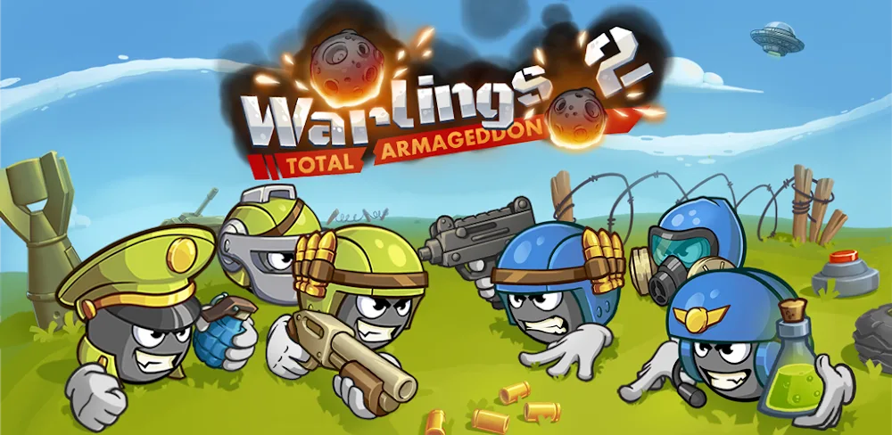 Warlings 2: Total Armageddon v4.2.1 MOD APK (Unlimited Money, Diamonds)