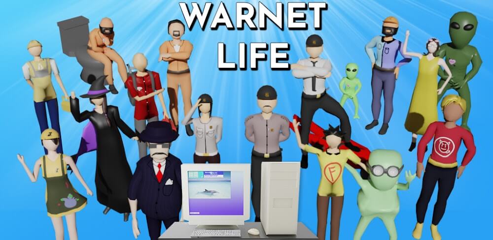 Warnet Life v3.5.0 MOD APK (Unlimited Gold, SP, LP, Keys)