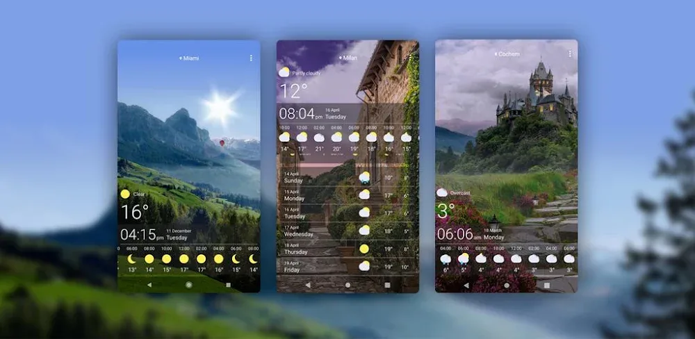 Weather Live Wallpapers v2.40.0 MOD APK (Premium Unlocked)