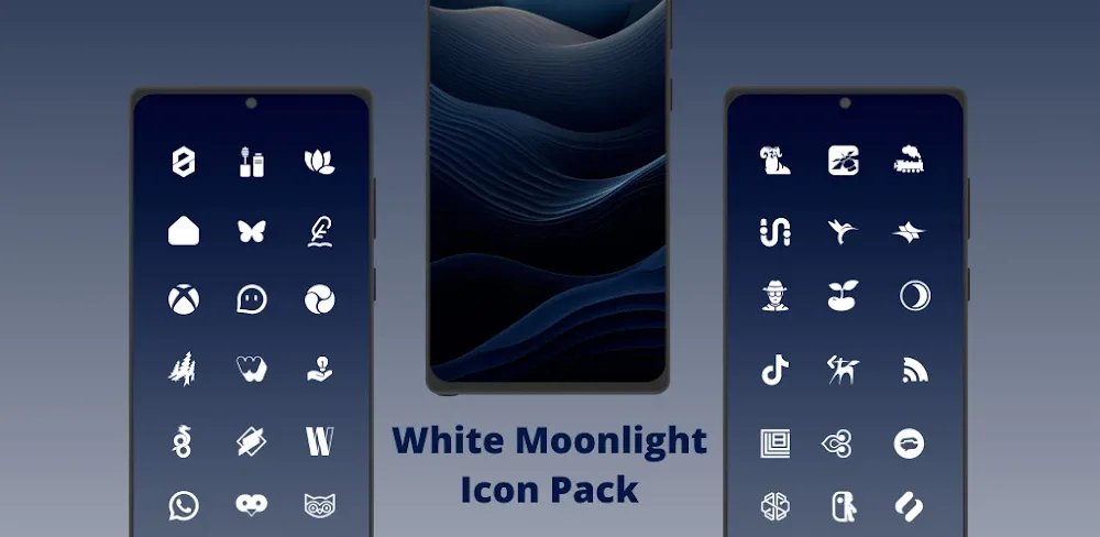 White Moonlight - Icon Pack v6.6 APK (Full Version)