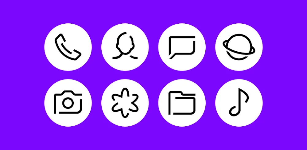 Whiux - Icon Pack (Round) v7.0 APK (Full Version)