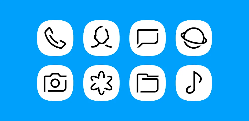 Whiux White - Icon Pack v6.0 APK (Full Version)