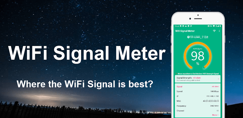 WiFi Signal Strength Meter v1.1.23 MOD APK (Premium Unlocked)
