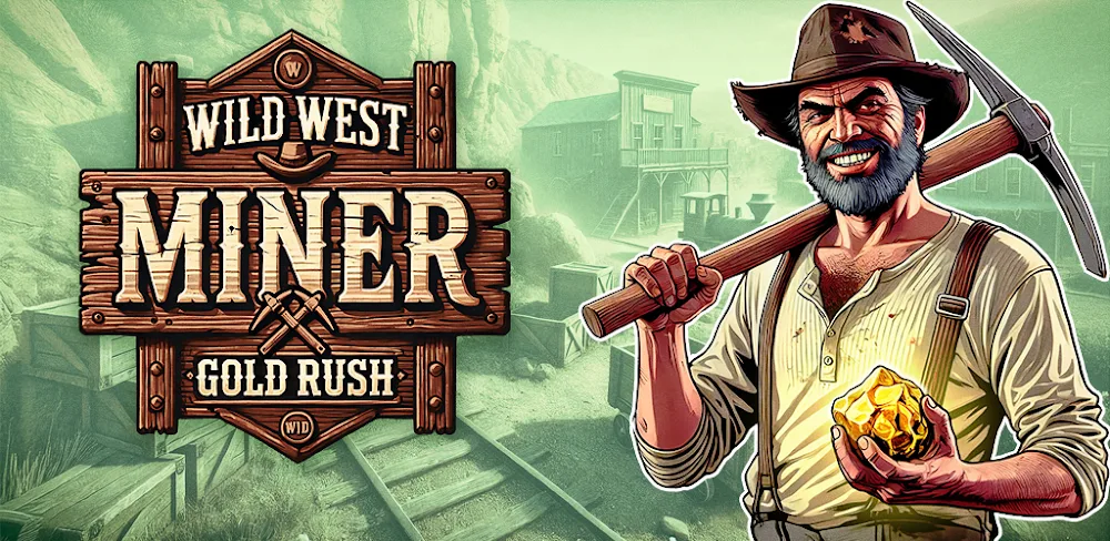 Wild West Miner - Gold Rush v1.7.3 MOD APK (Unlimited Money)