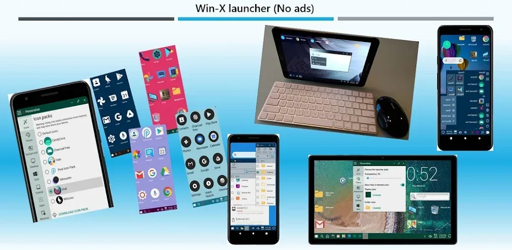 Win-X Launcher v31.7 MOD APK (Premium Unlocked)
